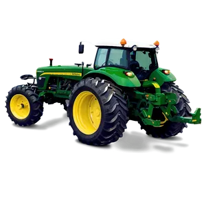 John Deere Modern Tractor Model Png Xwi PNG Image