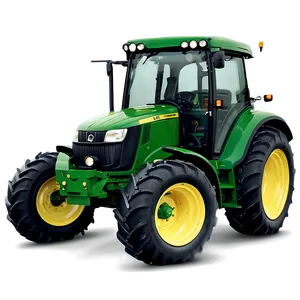 John Deere Self-propelled Tractor Png Jlj39 PNG Image