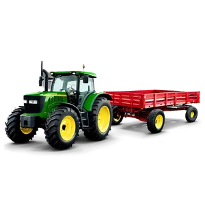 John Deere Tractor And Trailer Combo Png Kto PNG Image