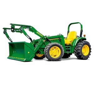 John Deere Tractor With Loader Png 47 PNG Image