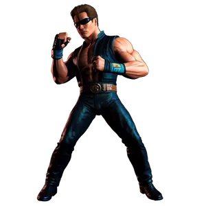 Johnny Cage In Action Scene Png 77 PNG Image