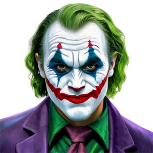 Joker Makeup Sketch Png Olf PNG Image