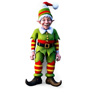 Jolly Christmas Elf Png 06252024 PNG Image