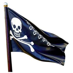 Jolly Roger Pirate Flag PNG Image