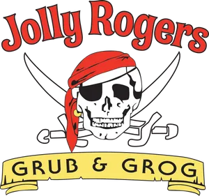 Jolly Rogers Gruband Grog Logo PNG Image