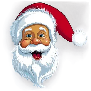 Jolly Santa Cutout Png Qpw45 PNG Image