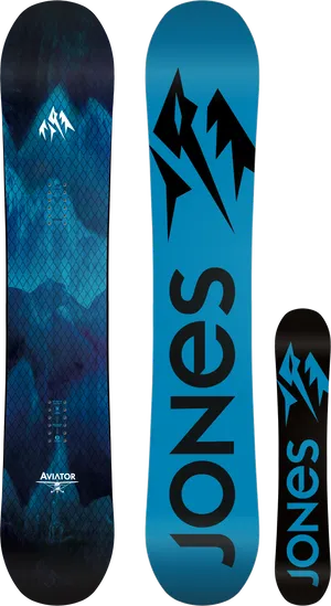 Jones Aviator Snowboard Design PNG Image