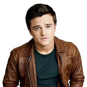 Josh Hutcherson Interview Look Png Lcl PNG Image