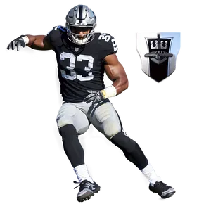 Josh Jacobs Raiders Running Back PNG Image