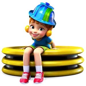 Joyful Cartoon Kid Png Ytk PNG Image