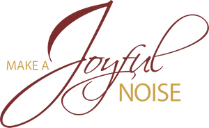 Joyful Noise Calligraphy PNG Image