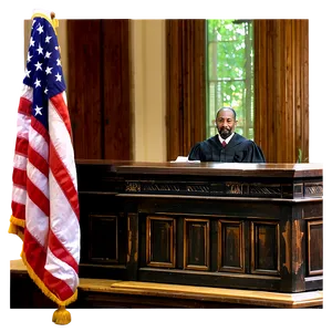 Judge's Bench In Courtroom Png 64 PNG Image