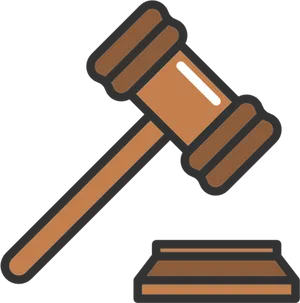 Judges Gavel Icon PNG