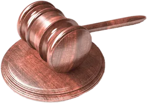 Judges Gavel Transparent Background PNG Image