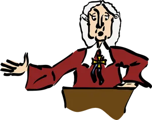 Judicial Figure Illustration.png PNG Image