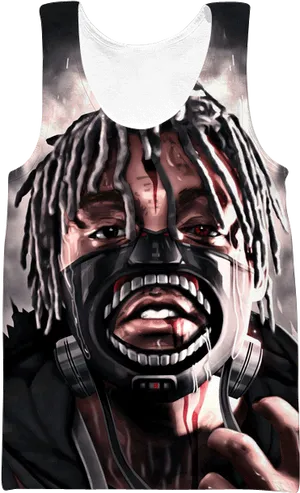 Juice Wrld Futuristic Artwork PNG Image