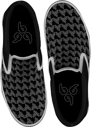 Juice Wrld Inspired Slip On Shoes PNG Image