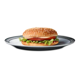 Juicy Burger PNG 05042024 PNG