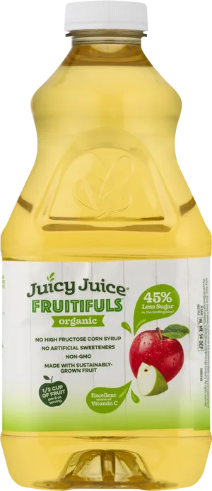 Juicy Juice Fruitfuls Organic Bottle PNG Image