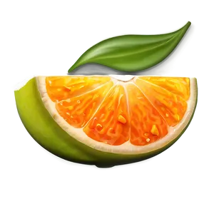 Juicy Tangerine Slice Png Rnr PNG Image