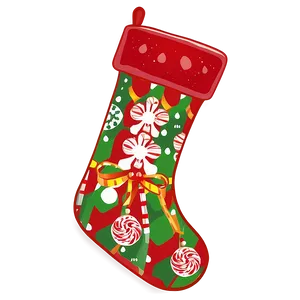 Jumbo Christmas Stocking Png Dst PNG Image