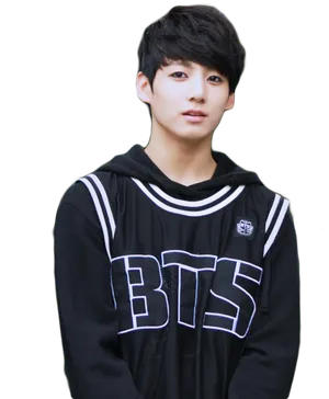 Jungkookin B T S Jersey PNG Image