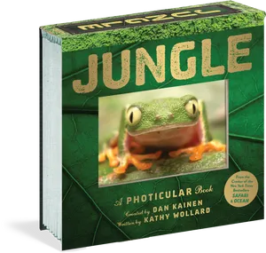 Jungle Photicular Book Cover PNG Image