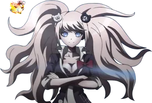 Junko Enoshima Anime Character PNG Image