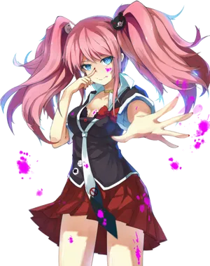 Junko Enoshima Anime Character PNG Image