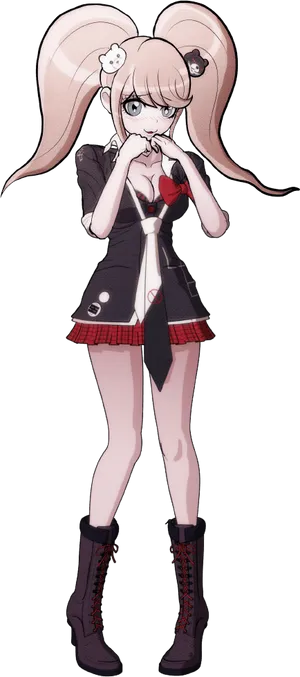 Junko Enoshima Anime Character PNG Image