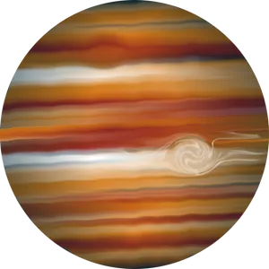 Jupiter Gas Giant Planetary Beauty.jpg PNG Image