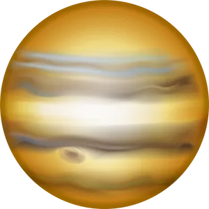 Jupiter Planet Illustration PNG Image