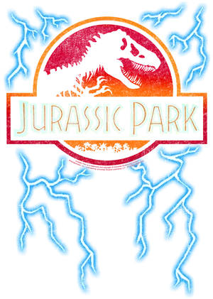 Jurassic Park Logowith Dinosaur Silhouette PNG Image