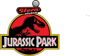 Jurassic Park Stern Pinball Logo PNG