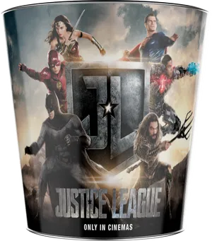Justice League3 D Cinema Promotion PNG