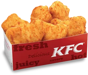 K F C Fried Chicken Nuggets Box PNG Image