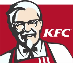 K F C Logo Featuring Colonel Sanders PNG Image