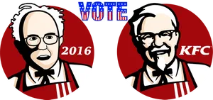 K F C Logo Parody2016 Election PNG Image