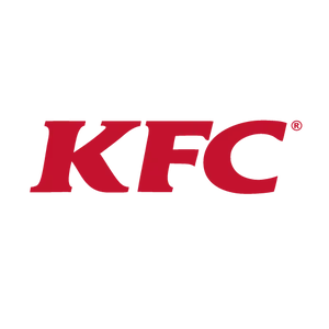 K F C Logo Redon Gray Background PNG Image