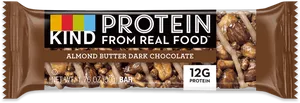 K I N D Protein Bar Almond Butter Dark Chocolate PNG Image