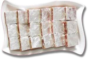 Kaju Katli Traditional Indian Sweet PNG Image