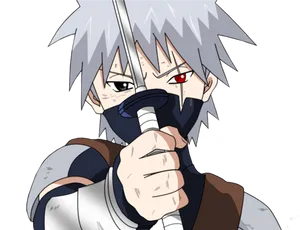 Kakashi_ Sharingan_ Unveiled PNG Image