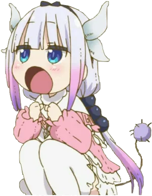 Kanna Kamui Anime Character PNG Image