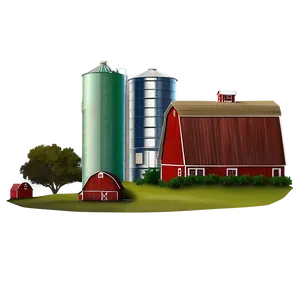 Kansas Farm Life Scenery Png Lmr PNG Image