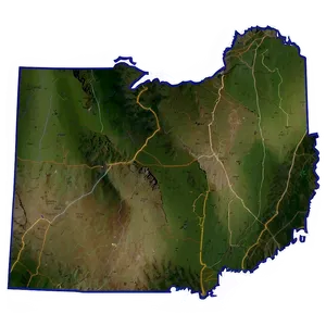 Kansas State Map Png Rcg15 PNG Image