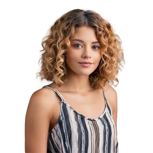 Karen Haircut For Curly Hair Png 06212024 PNG Image