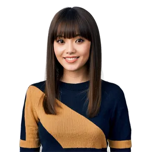 Karen Haircut With Bangs Png Wio PNG Image