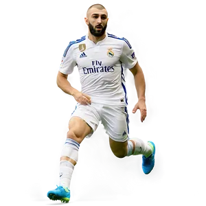 Karim Benzema Dribbling Png 30 PNG Image