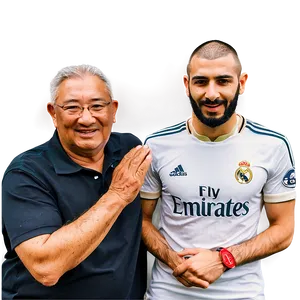 Karim Benzema With Fans Png 06212024 PNG Image