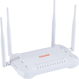 Kasda Wireless Router White Background PNG Image